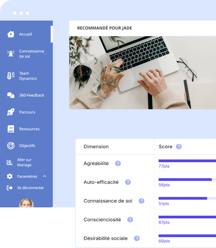 La plateforme de la <span>connaissance de soi</span>